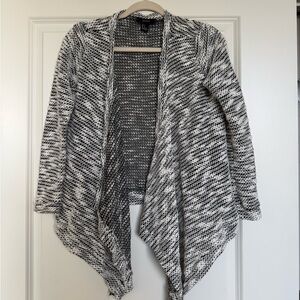 Forever 21 Monochrome black and white Open Front Cardigan